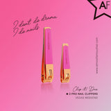 Almost Famous "Clip It" Rose Gold Nail Clipper Duo