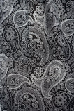 Black PAISLEY Women's Harem Pants