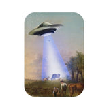 UFO Abducting Cow Bath Mat Home Accents Yellow Pandora