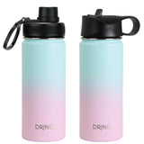 DRINCO® 18oz Stainless Steel Sport Water Bottle - Macaron Orchid Lavender