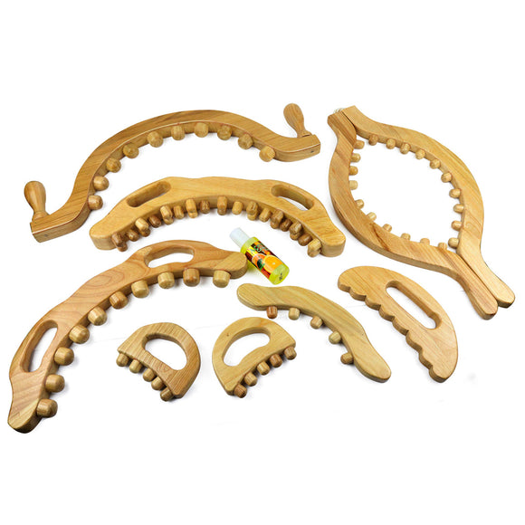 NEW Maderoterapia Colombian Woodtherapy Full Body Shaper Kit