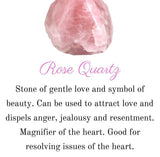 Rose Quartz & Crystal Quartz Stretch Bracelet! Genuine Gemstones! Violet Chaos