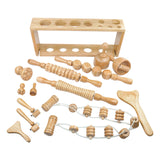 Wood Therapy 13 Elements - Colombian Therapies (Wall Shelf Included)