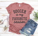 Soccer Is My Favorite Season T-shirt