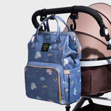 Fish-Opening Diaper Bag Unicorn Backpack Maroon Chronos