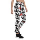 Women's Sports Houndstooth Leggings