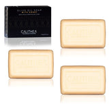 CALITHEA  3- Pack 100% Pure Natural, Organic Olive Oil Soap with Honey Lavender Aphrodite