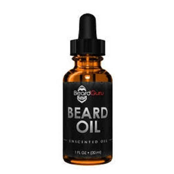 BeardGuru Premium Beard Oil:  Unscented Black Pontus