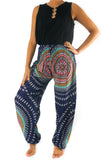 Blue SWIRL Women's Harem Pants