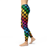 Women's Cat Houndstooth Leggings