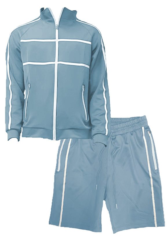 Jordan Track Jacket and Short Set Lime Milo