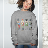 Womens Nutcracker Toy Soldiers Sweatshirt Yellow Pandora
