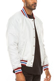 Classic Varsity Bomber Jacket Lime Milo