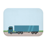 Truck On The Road Bath Mat