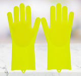 Glove Brush Washing Gloves Silicone Kitchen Cleaning Scrubbing Glove