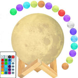 Glowing Moon Lamp with Stand