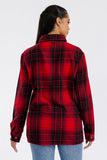 Boyfriend Oversized Soft Flannel Shacket Lime Milo