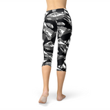 Women's Urban Camo Capri Leggings