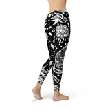 Women's Black Magic Cat Leggings