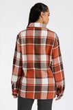 Boyfriend Oversized Soft Flannel Shacket Lime Milo