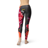Women's Guitar & Music Notes Leggings