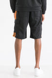 TWO STRIPE CARGO POCKET TRACK SHORTS Lime Milo