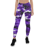 Women's Purple Camo Leggings