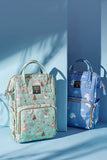 Fish-Opening Diaper Bag Unicorn Backpack Maroon Chronos