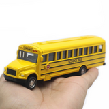 Alloy ABS Plastic School Bus Model