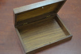 Handmade Carved Flower Storage Wood Box