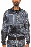 Paisley All Over Print Track Jacket