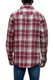 Long Checkered Flannel Shirt