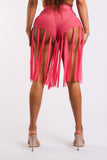 Get Party-Ready with These Fringed Mesh Sexy Shorts