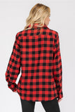 Oversize Boyfriend Plaid Checkered Flannel Lime Milo