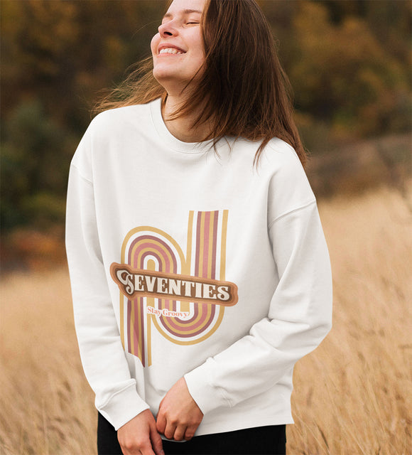 Women's Retro 70's Crewneck Sweatshirt