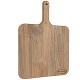Härthwood Walnut Wood Cutting Board with Handle 12"x12" Sky Blue Hestia