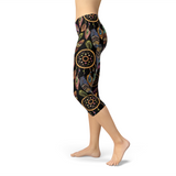 Women's Dreamcatcher Capri Leggings