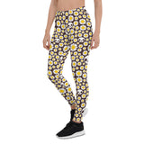 Women's Daisies and Skulls Leggings
