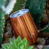 DRINCO® 12oz Insulated Wine Tumbler Glass (Woodland) Orchid Lavender