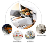 Glove Brush Washing Gloves Silicone Kitchen Cleaning Scrubbing Glove