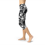 Women's Urban Camo Capri Leggings