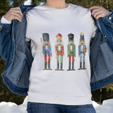 Womens Nutcracker Toy Soldiers Sweatshirt Yellow Pandora
