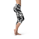 Women's Urban Camo Capri Leggings