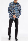 Quilted Flannel Shirt Lime Milo