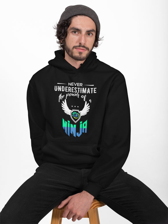Mens Ninja Hoodie Yellow Pandora