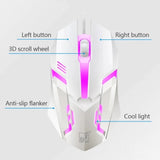 Ninja Dragons White Knight Gaming Keyboard & Mouse Set
