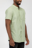 SIGNATURE SHORT SLEEVE BUTTON DOWN SHIRT Lime Milo