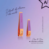 Almost Famous "Clip It" Rose Gold Nail Clipper Duo