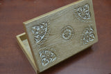 Handmade Carved Flower Wood Box