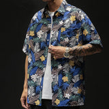 Men's Loose Fit Summer Hawaiian Shirt